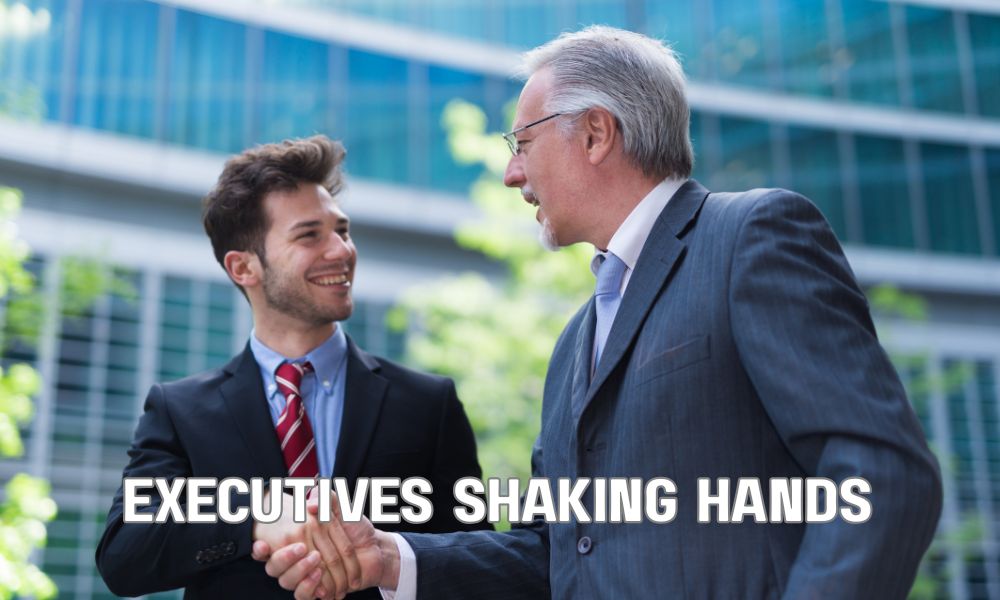 Executives Shaking Hands