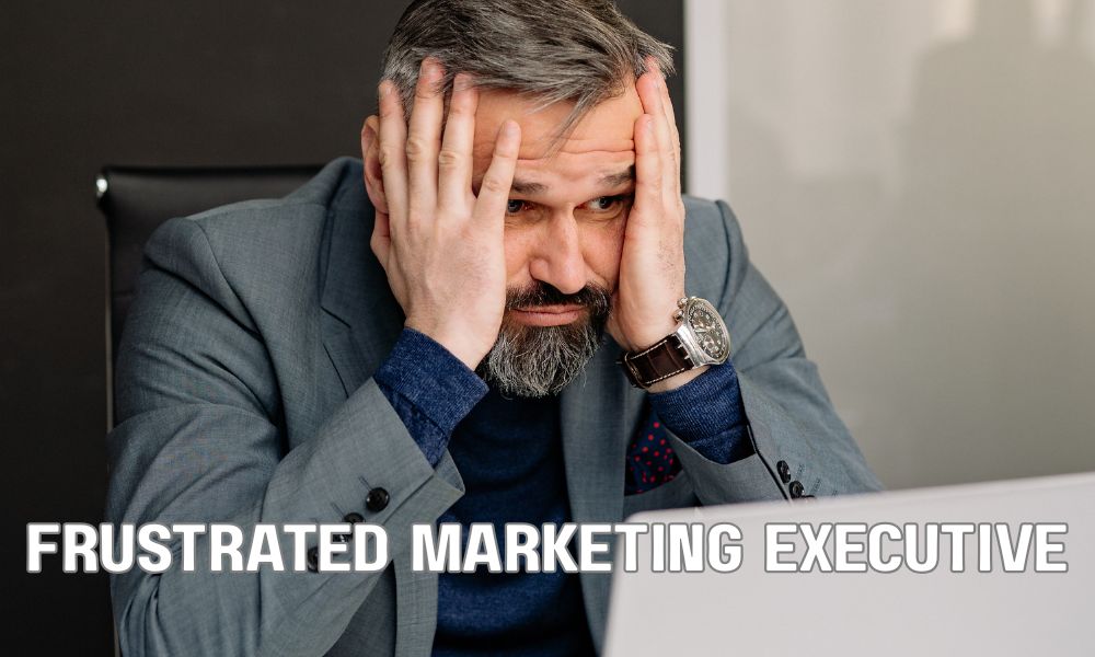 Frustrated Marketing Executive