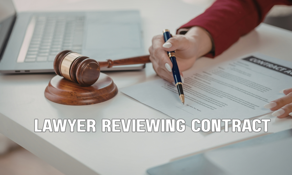 Lawyer Reviewing Contract