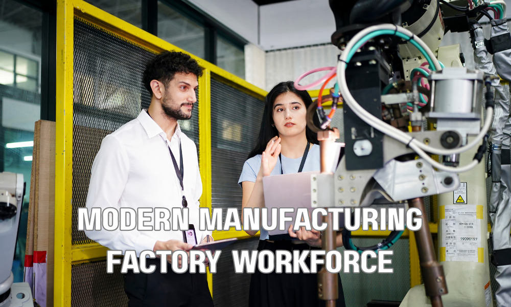 Modern Manufacturing Factory Workforce