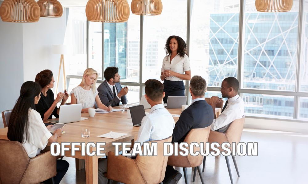 Office Team Discussion
