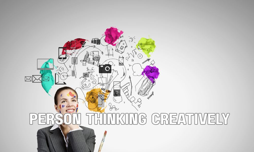 Person Thinking Creatively