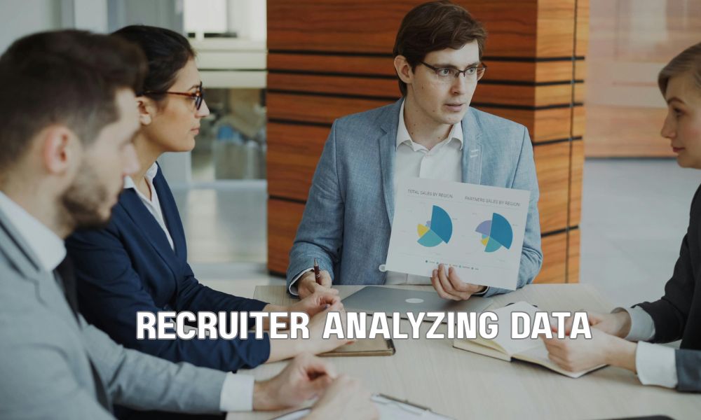 Recruiter Analyzing Data