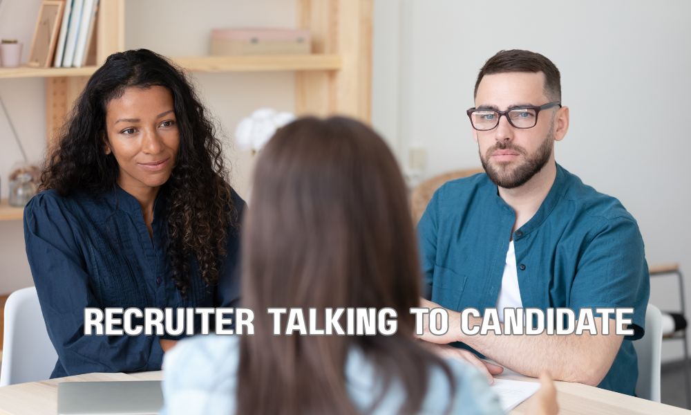 Recruiter Talking To Candidate