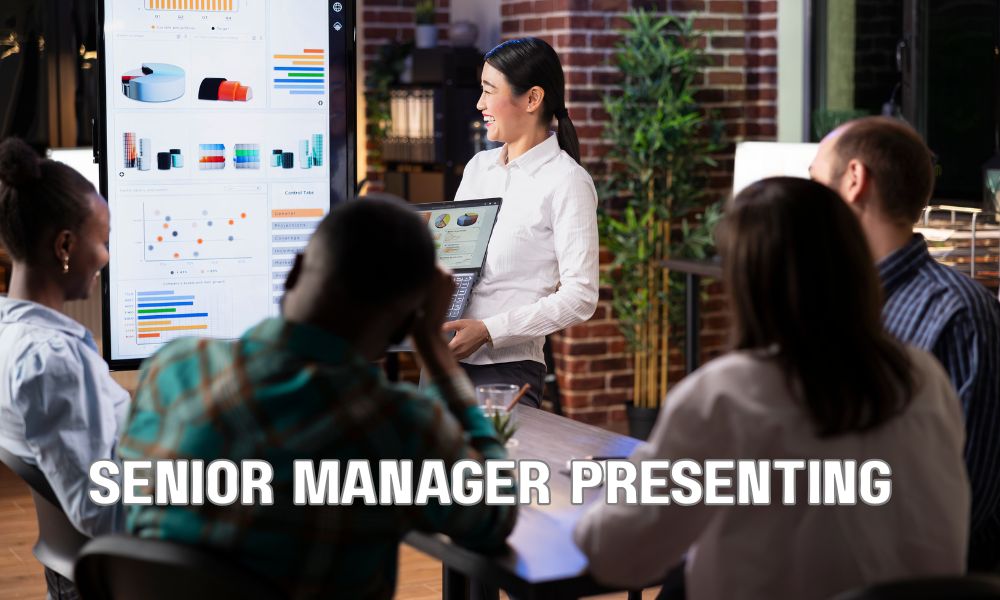 Senior Manager Presenting