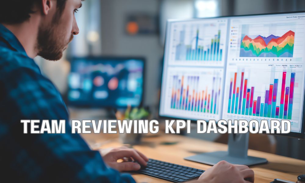 Team Reviewing KPI Dashboard