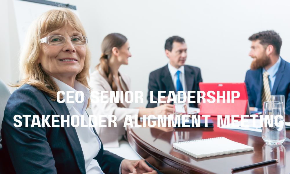 CEO Senior Leadership Stakeholder Alignment Meeting