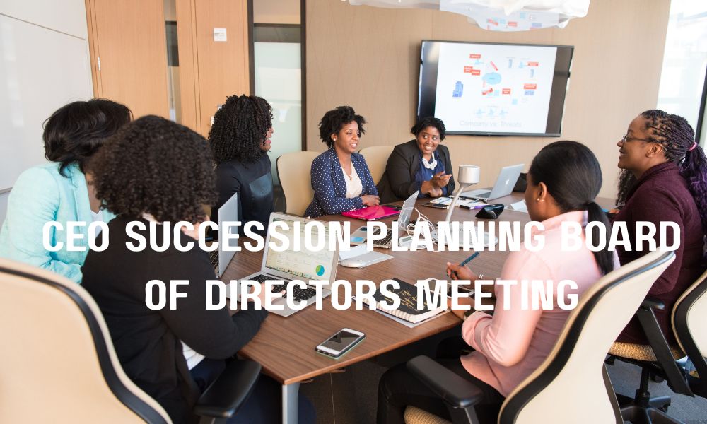 CEO Succession Planning Board Of Directors Meeting