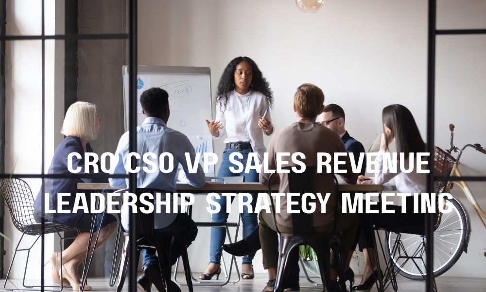 CRO CSO VP Sales Revenue Leadership Strategy Meeting